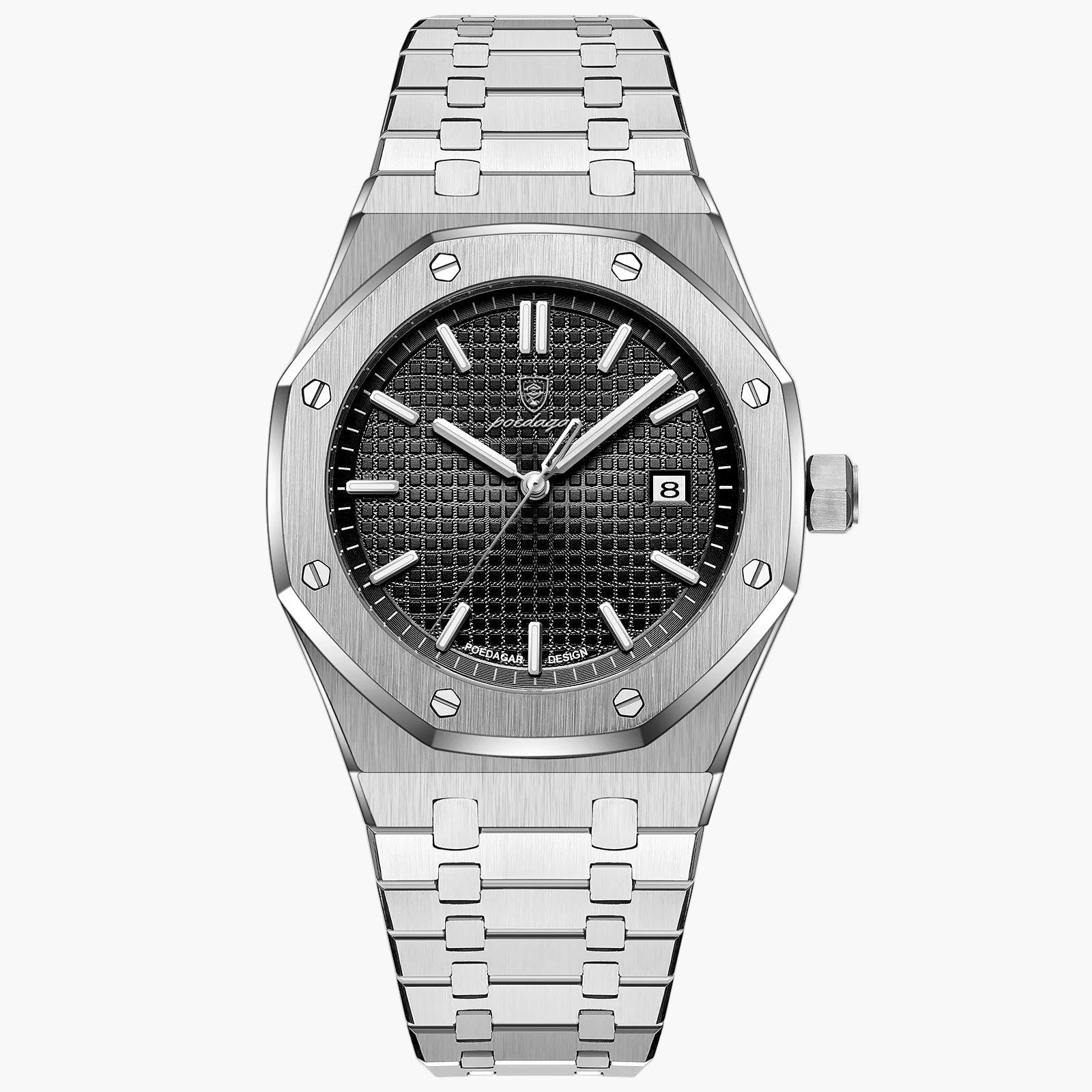 Luxury Business Man Wristwatch Waterproof Luminous Date Men Watch Stainless Steel Fashion Quartz Watches for Men Reloj