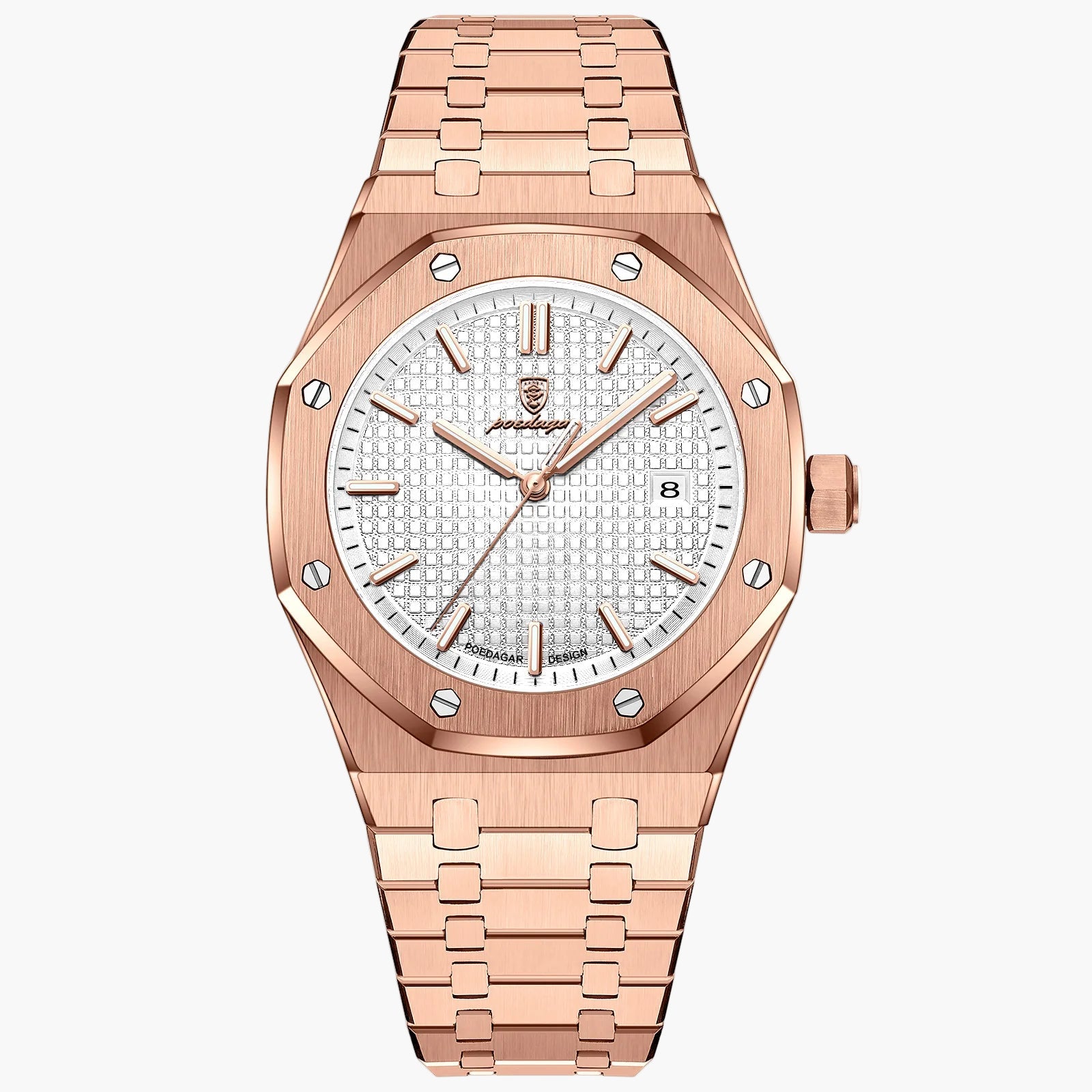 Luxury Business Man Wristwatch Waterproof Luminous Date Men Watch Stainless Steel Fashion Quartz Watches for Men Reloj