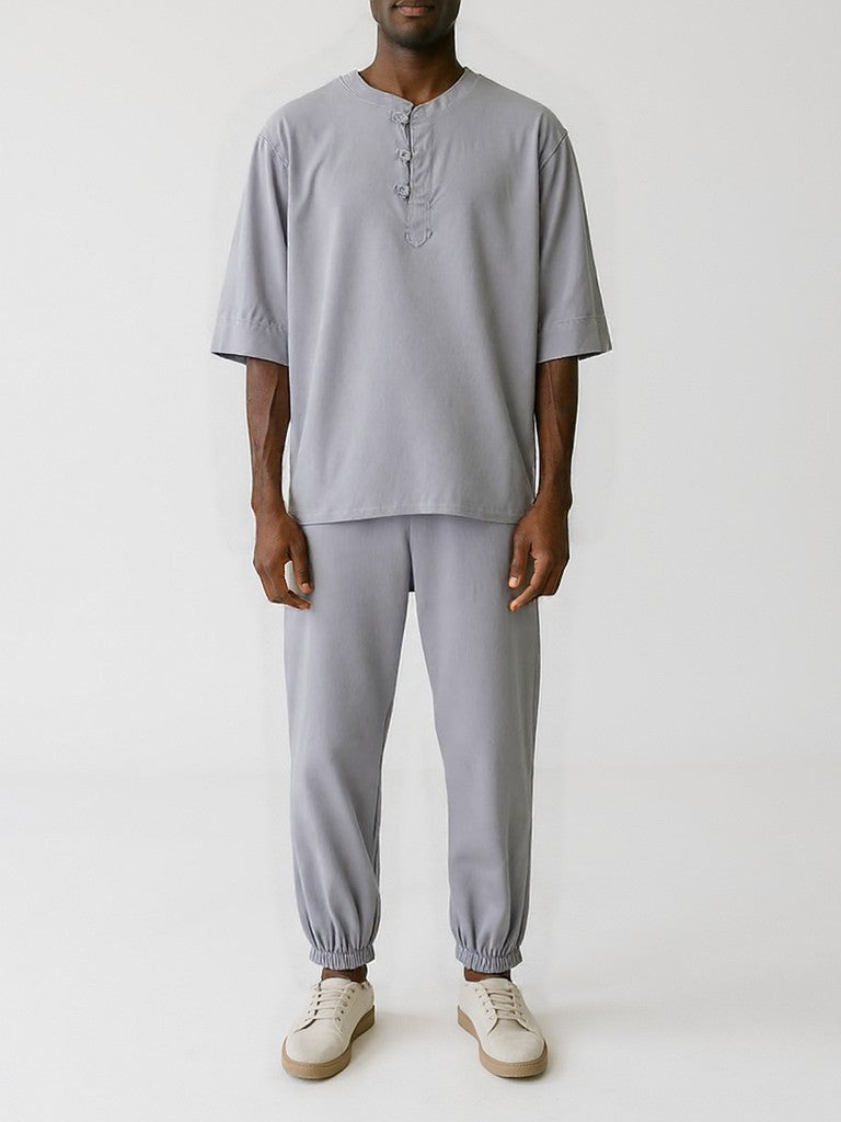 Linen Shirt & Pantalon Set