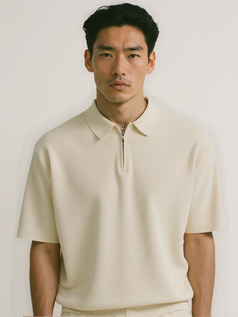 Marbella Zip Up Polo