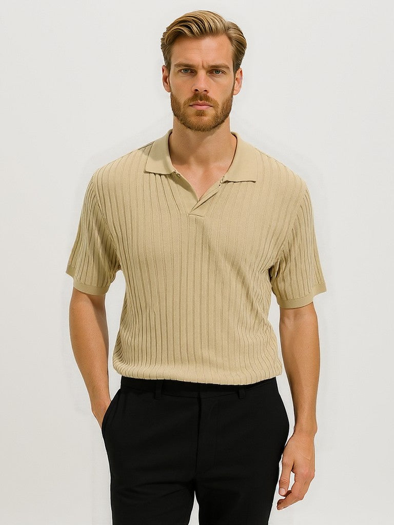 Florence - Ribbed Cotton Polo