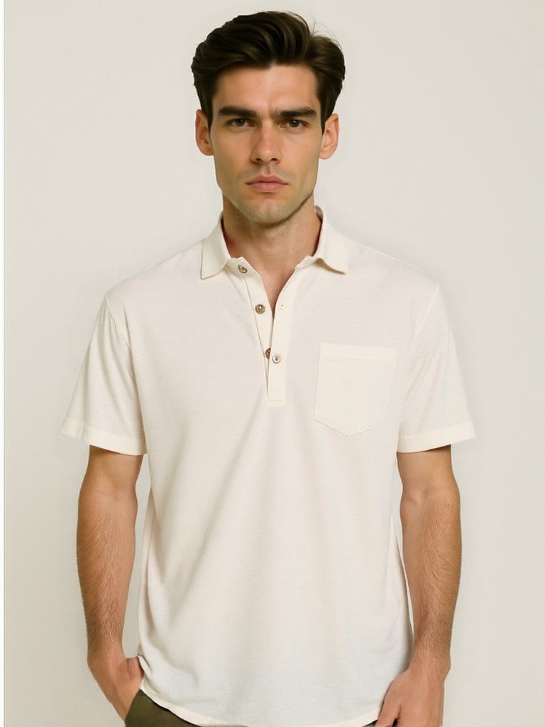 Casablanca - Linen Polo