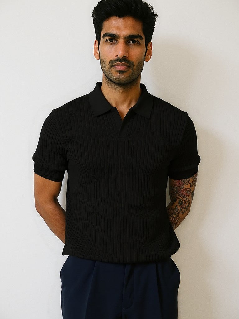 Florence - Ribbed Cotton Polo