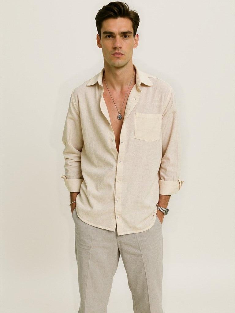 Cape Town - 100% Linen Shirt