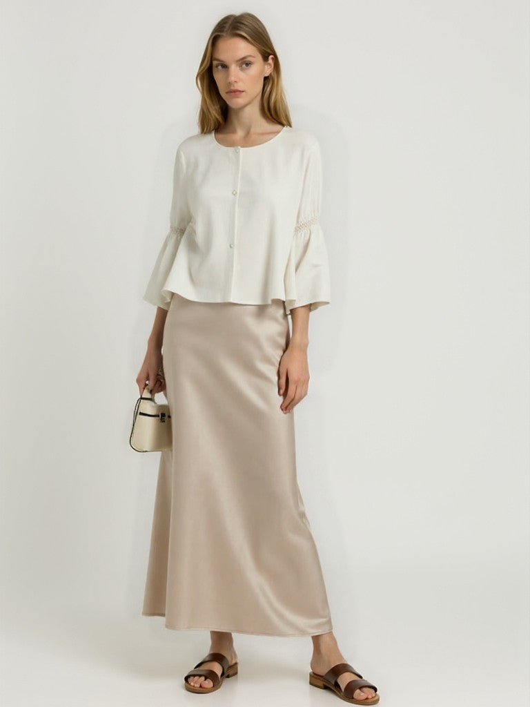 Malorani Silk Skirt